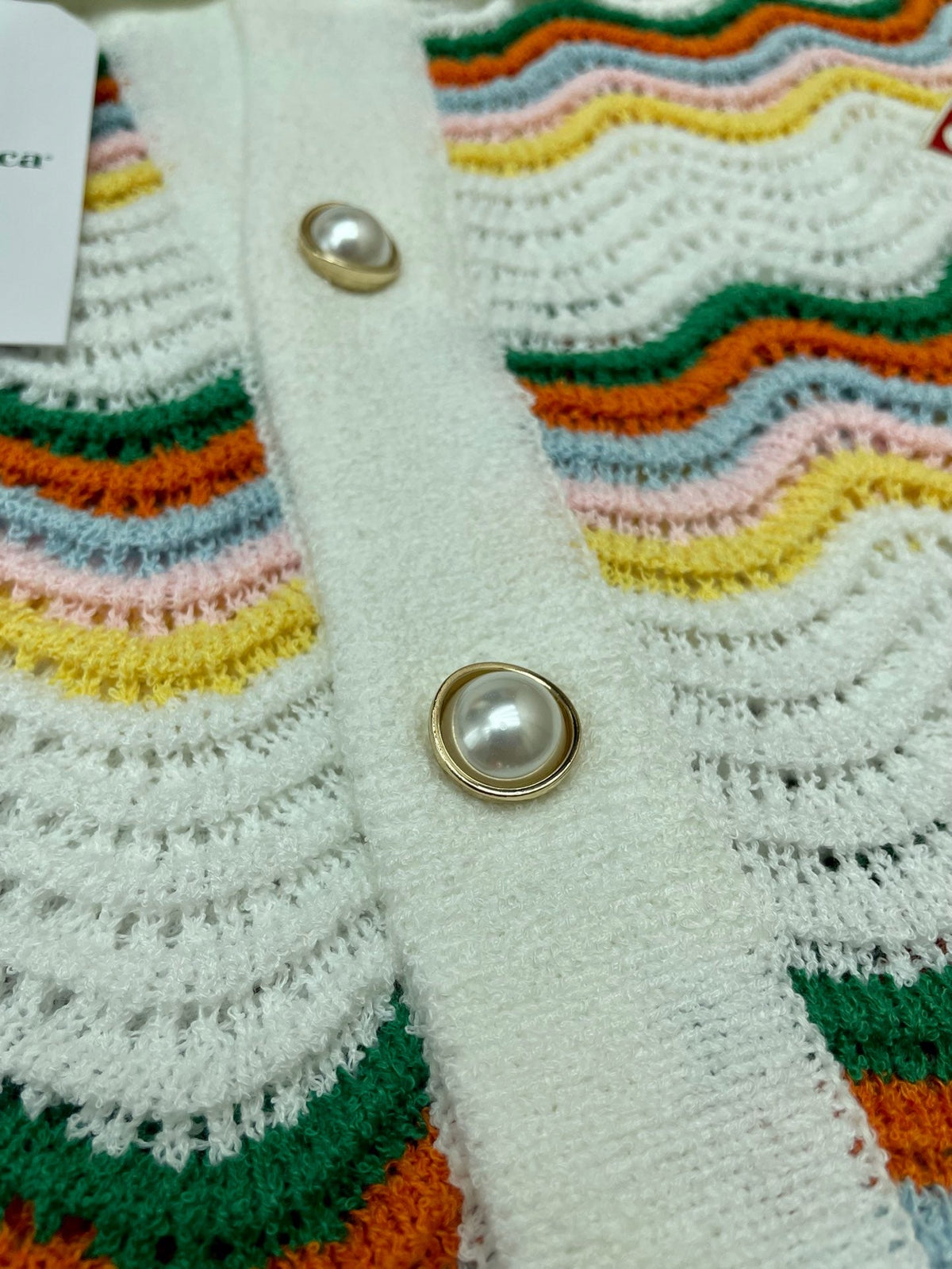 Multicolour Wave Knit Shirt - Men's
