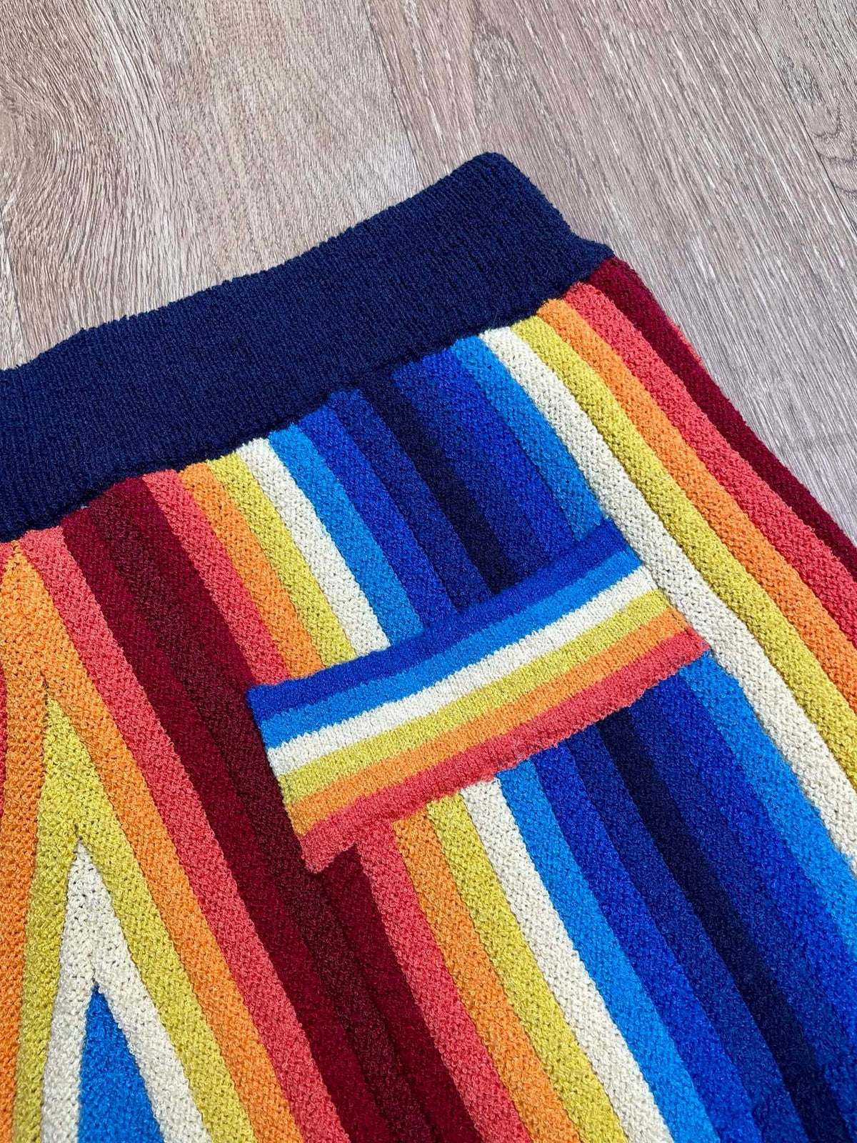 Primary Striped Knit Shorts - Men's