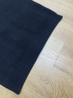 Marineblau gestreiftes Strickhemd – Herren