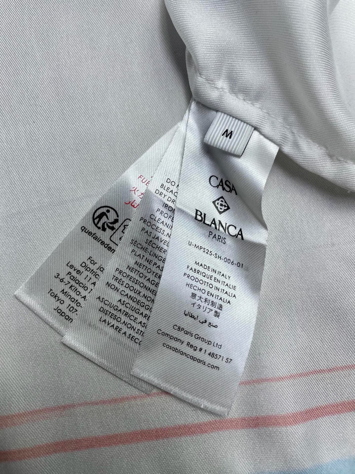 Weißes Baumwoll-T-Shirt mit Kontrastbesatz und kurzen Ärmeln – Herren
