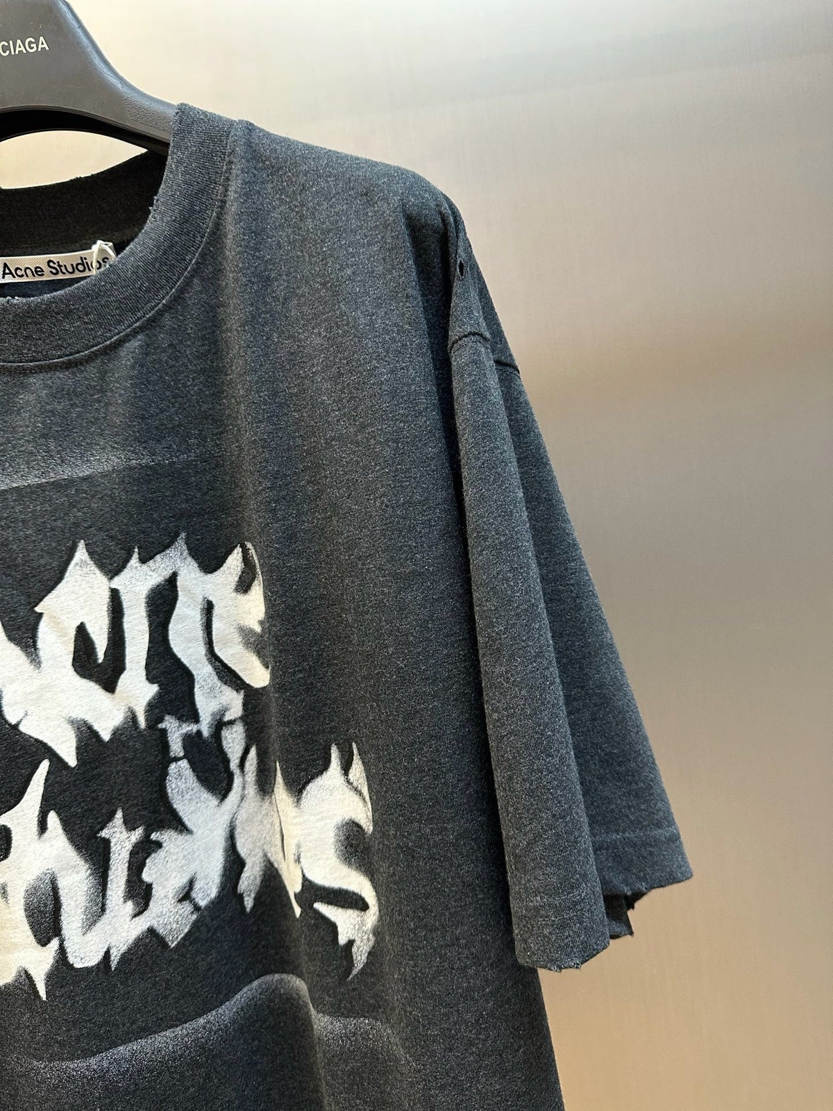 Navy Cotton Graffiti Print Short-Sleeve - Men's