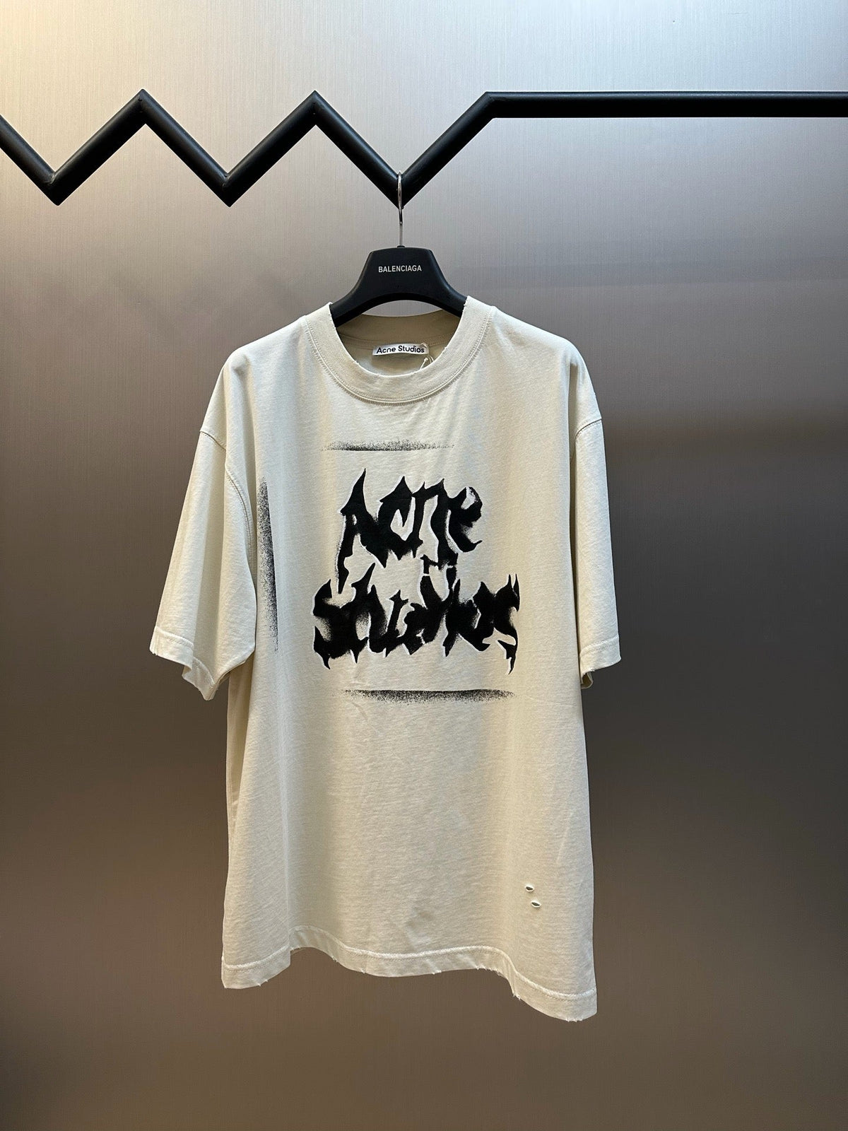 Navy Cotton Graffiti Print Short-Sleeve - Men's