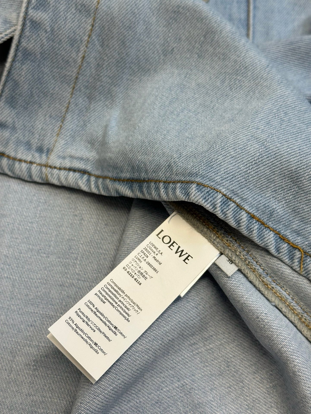 Blaue Jeans-Kurzarmtasche – Damen