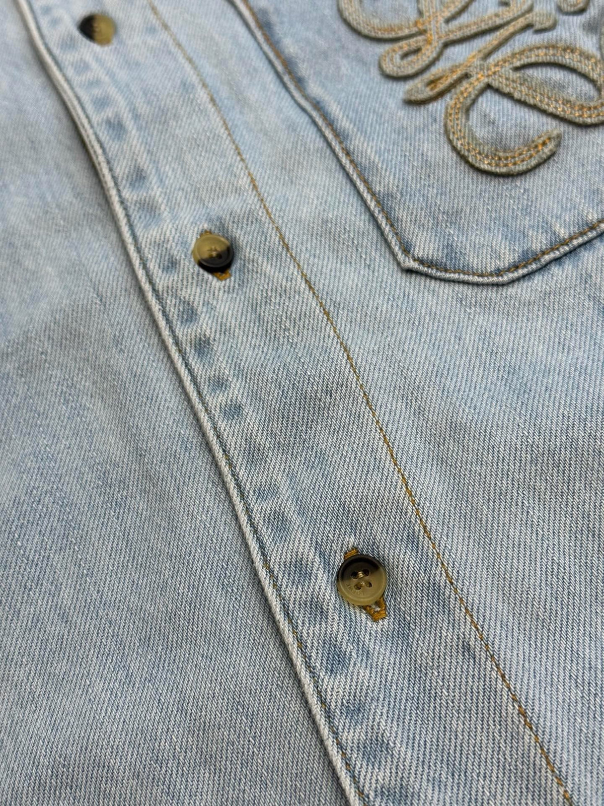 Blaue Jeans-Kurzarmtasche – Damen