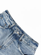 Blue Denim Distressed Flared – Herren