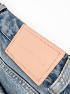 Blue Denim Distressed Flared – Herren
