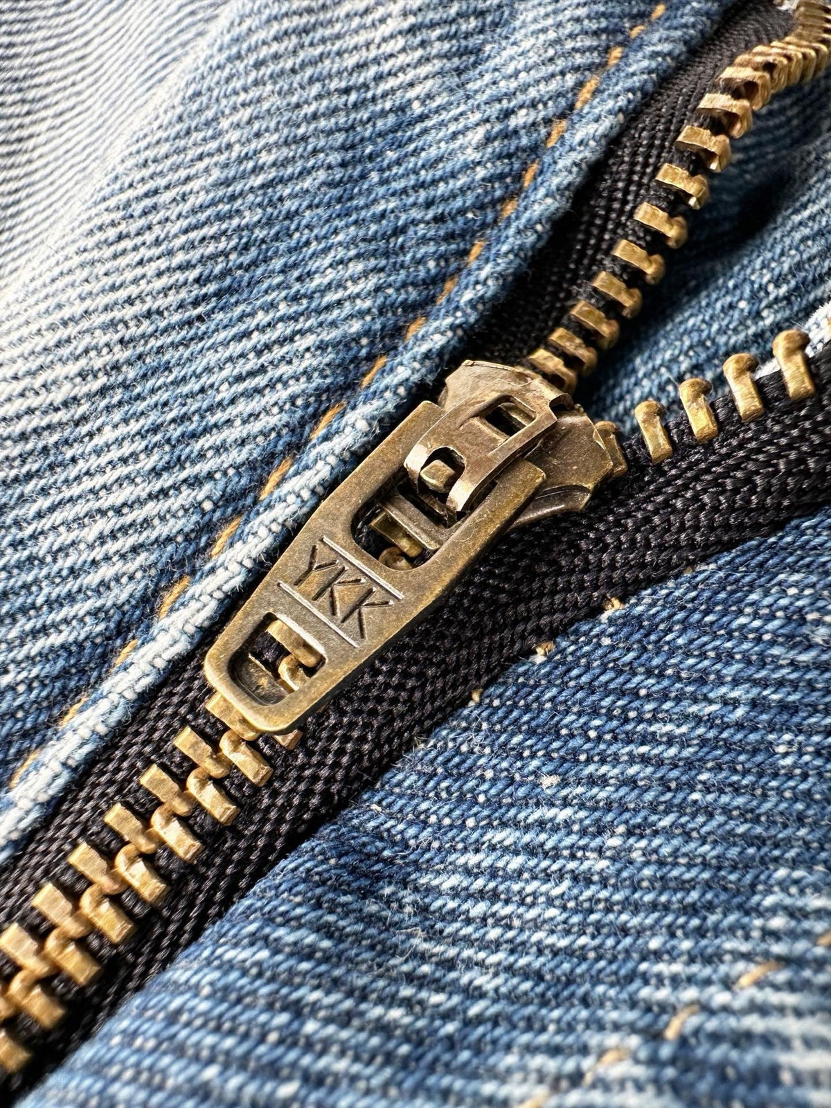 Blue Denim Distressed Flared – Herren
