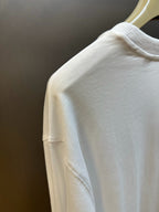 Schwarzes Langarmshirt aus Baumwolle mit Bündchendetail – Herren
