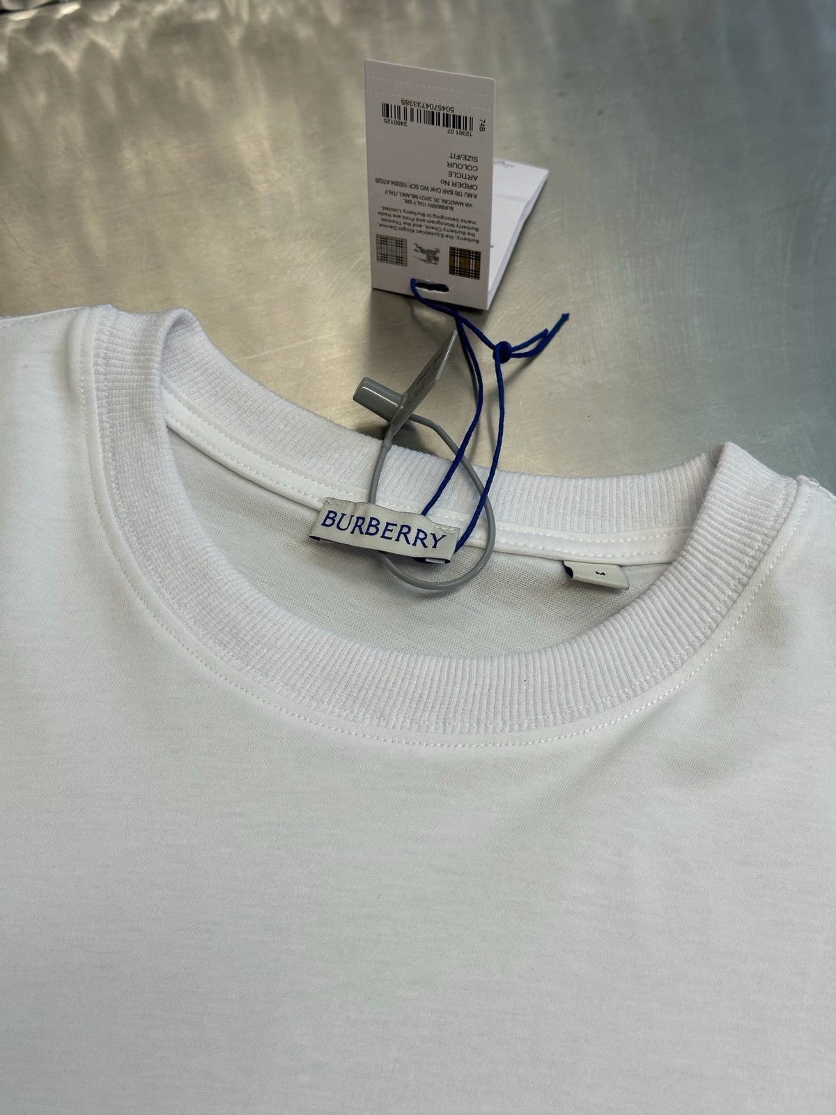 Schwarzes Langarmshirt aus Baumwolle mit Bündchendetail – Herren