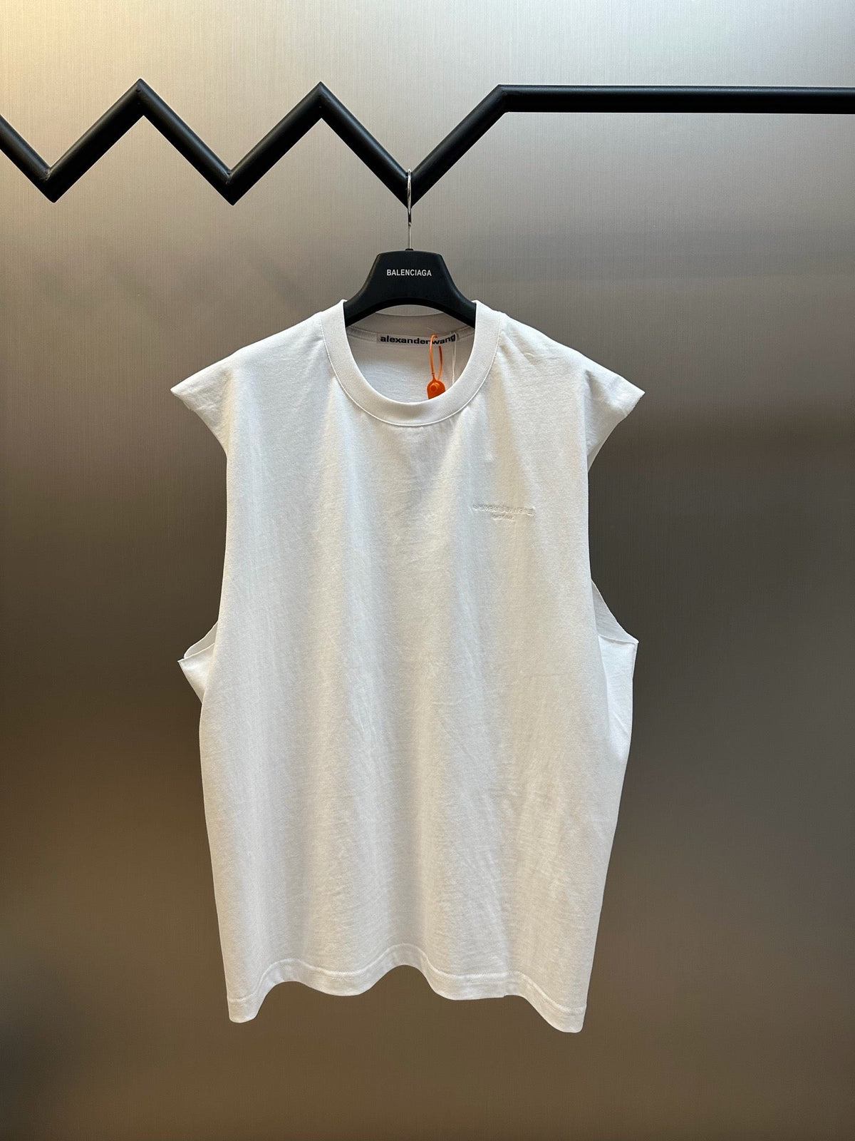 Schwarz-weißes Tanktop für Herren