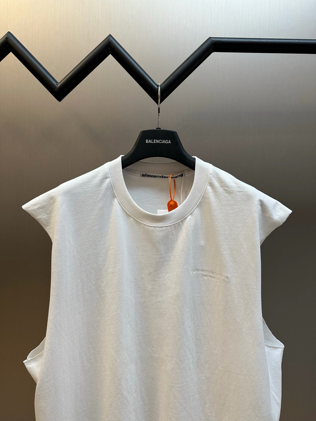 Schwarz-weißes Tanktop für Herren