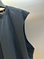 Schwarz-weißes Tanktop für Herren
