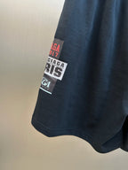 Schwarze Kordelzug-Hose aus Baumwolle – Herren