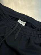 Schwarze Kordelzug-Hose aus Baumwolle – Herren