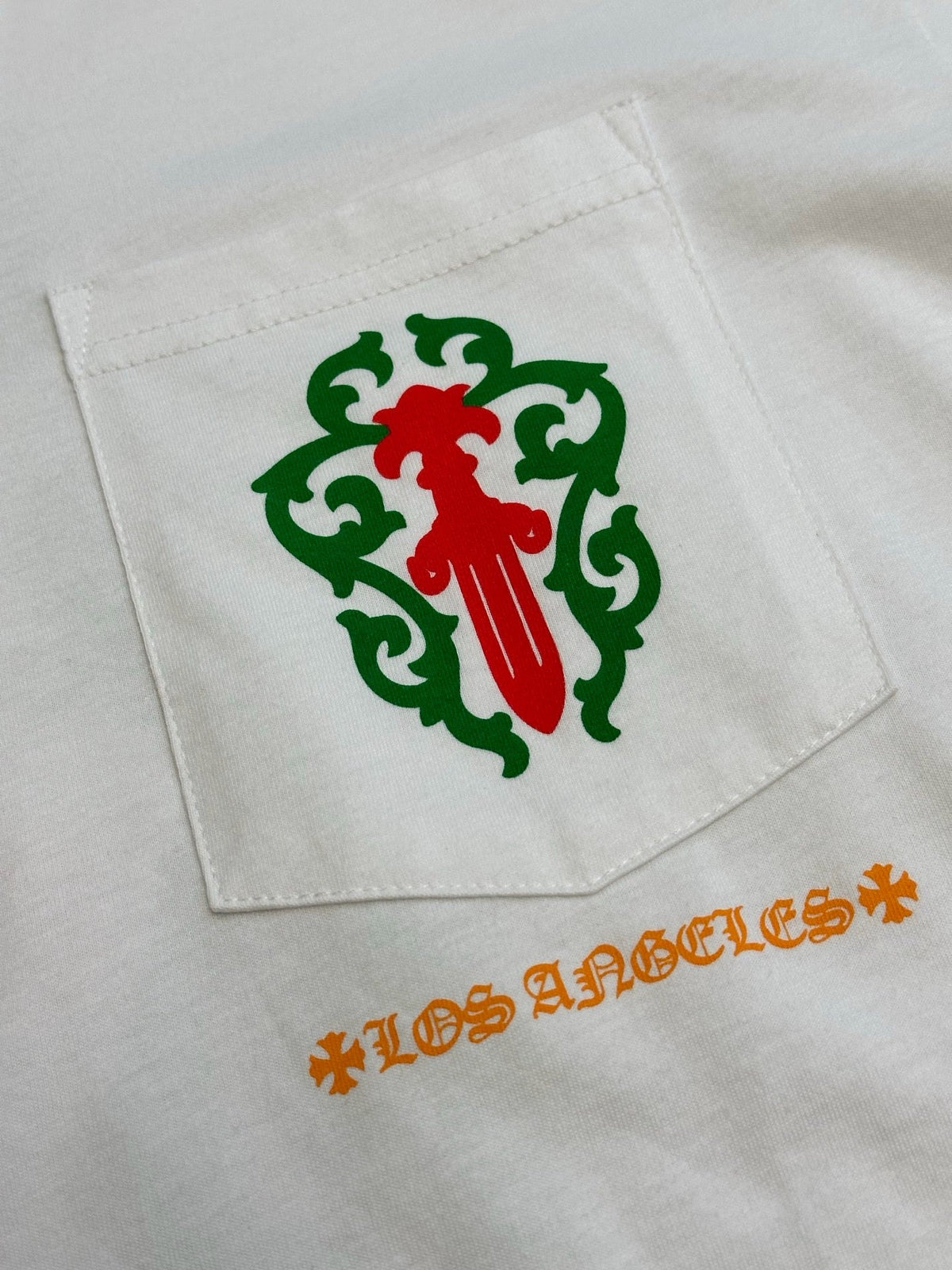 Cream Cotton Crest Long-Sleeve - Men's