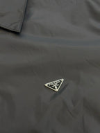 Schwarz-goldene Jacke – Herren