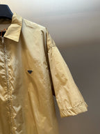 Schwarz-goldene Jacke – Herren