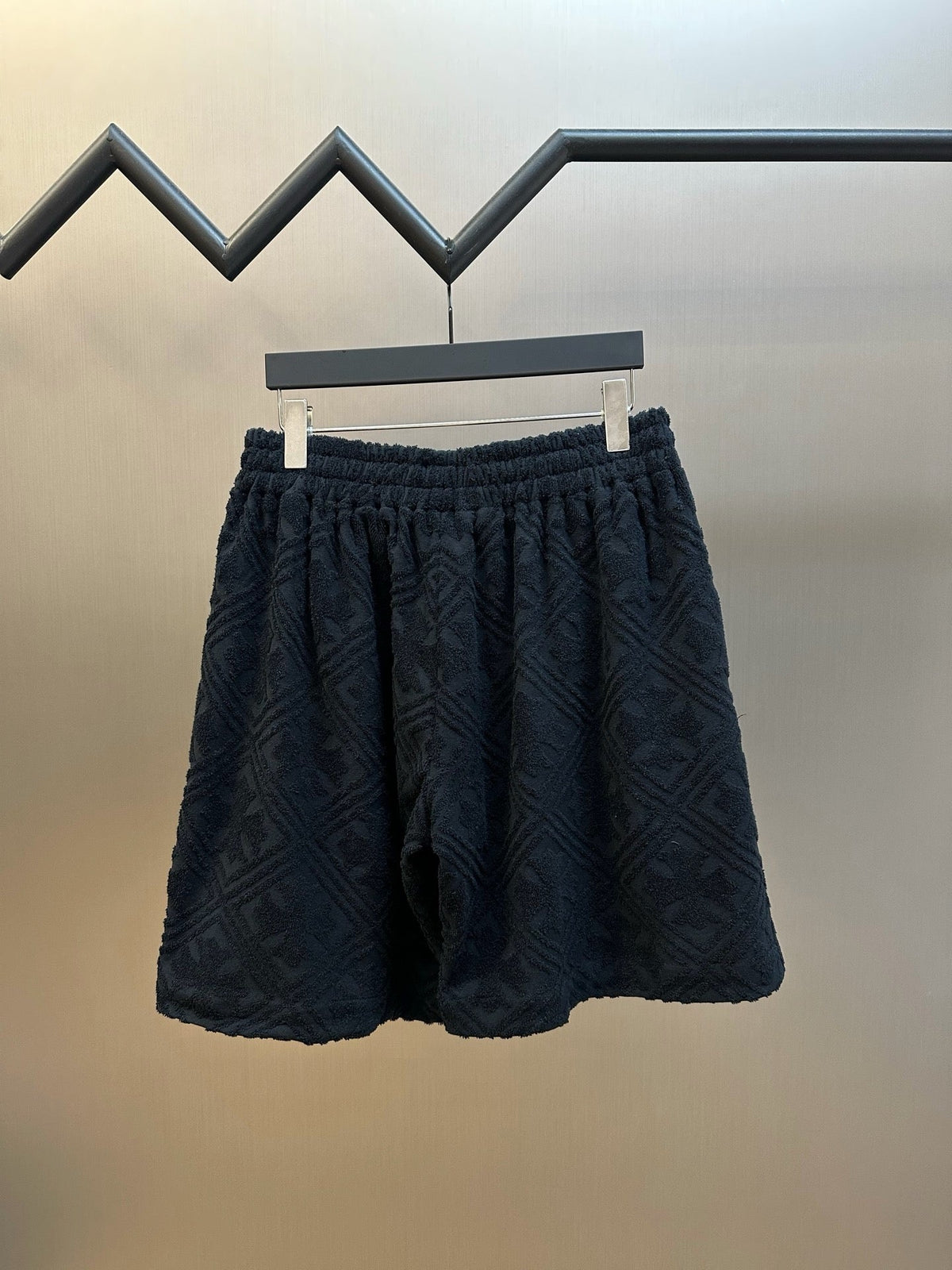 Navy Jacquard Textured Drawstring - Men's