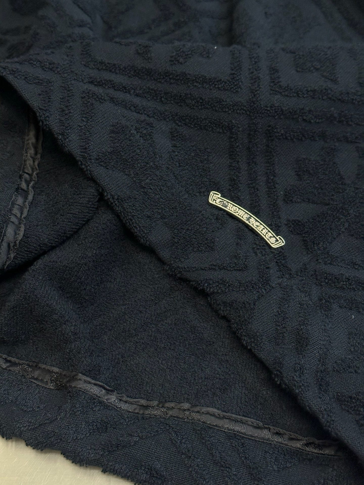 Navy Jacquard Textured Drawstring - Men's