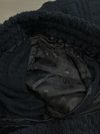 Navy Jacquard Textured Drawstring - Men's