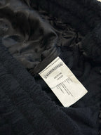 Navy Jacquard Textured Drawstring - Men's