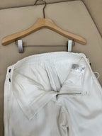 Brown Leather Plain Wide-Leg - Men's