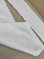 Brown Leather Plain Wide-Leg - Men's