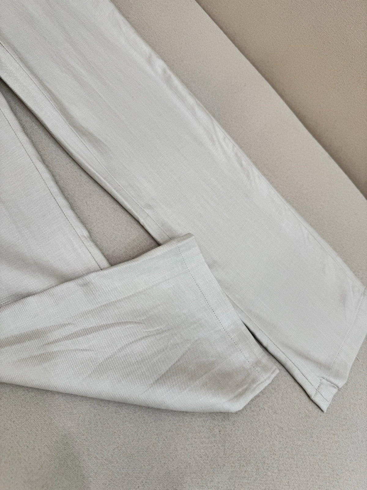 Brown Leather Plain Wide-Leg - Men's