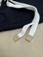 Navy Nylon Logo Swim - Men's