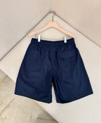 Navy Nylon Logo Swim - Men's