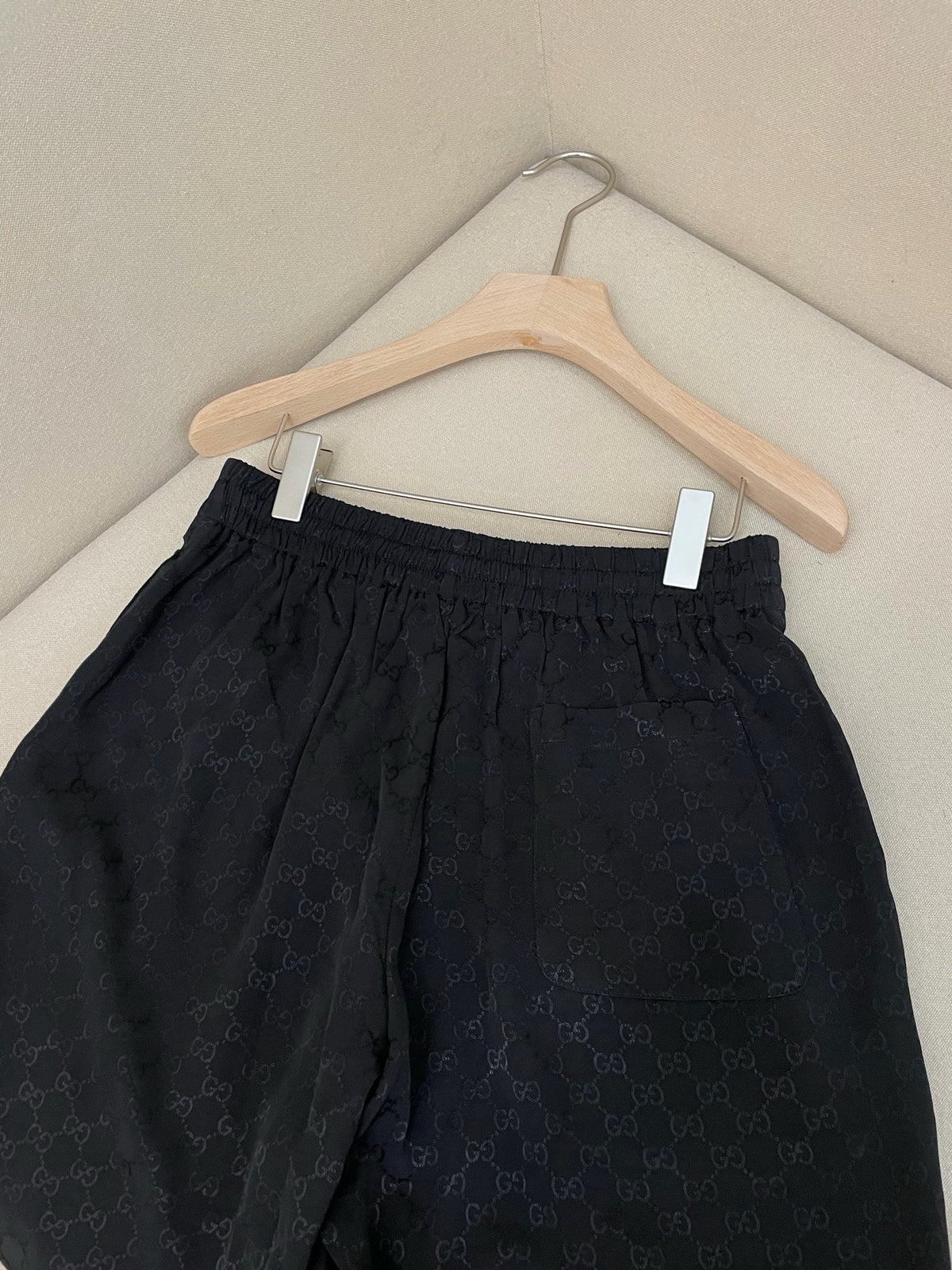 Navy Cotton Jacquard Drawstring - Men's