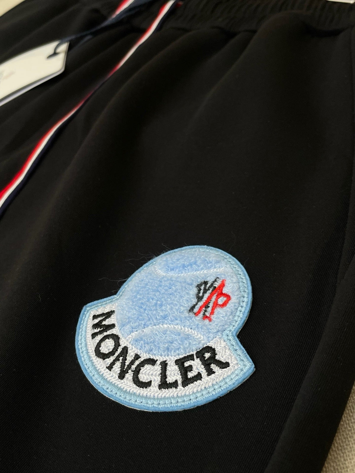 Weiße Baumwoll-Flicken-Kordelzug - Herren