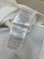 Weißes Baumwoll-Langarmshirt mit Tasche – Herren
