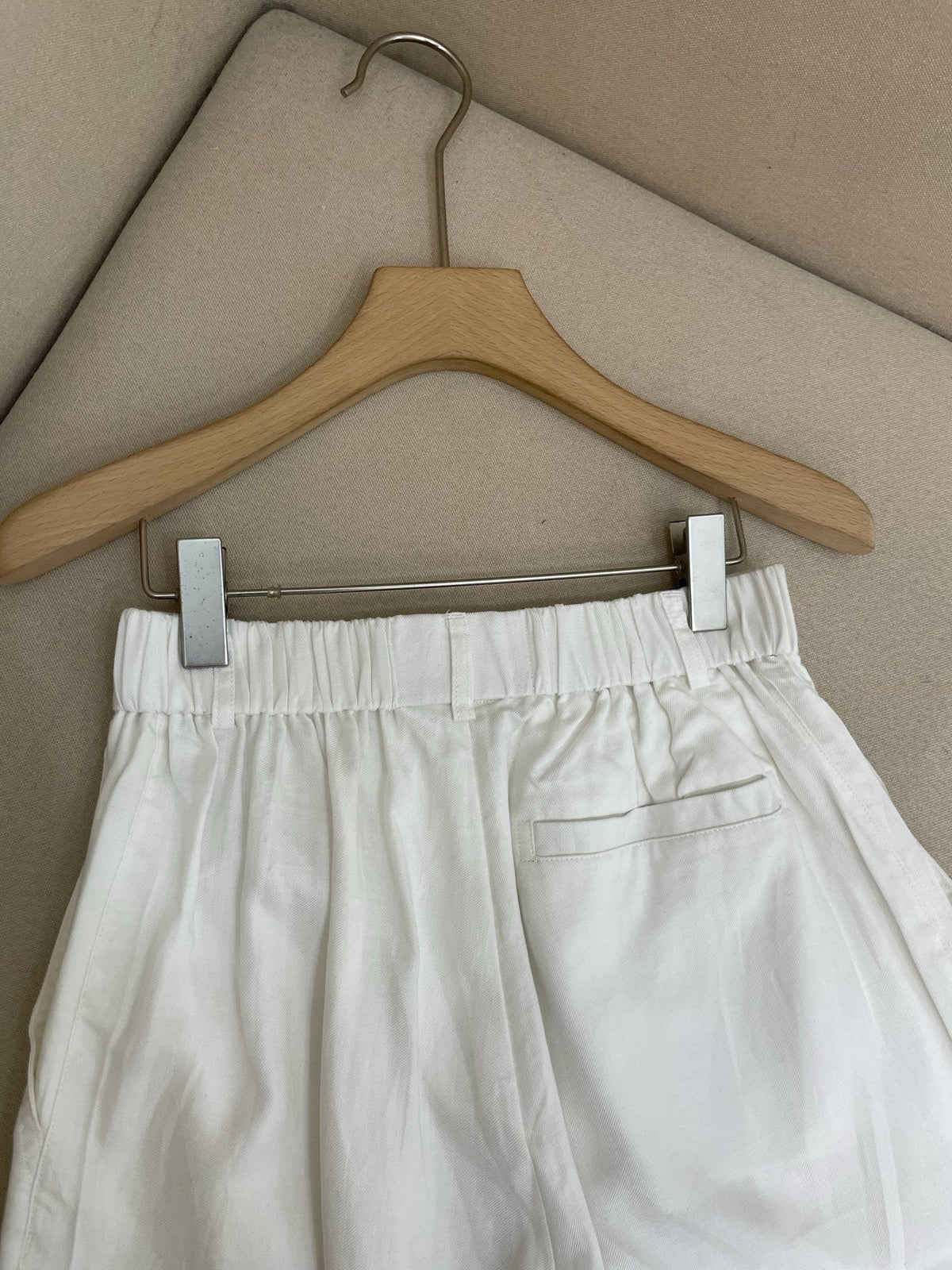 White Linen Plain Tailored - Men's