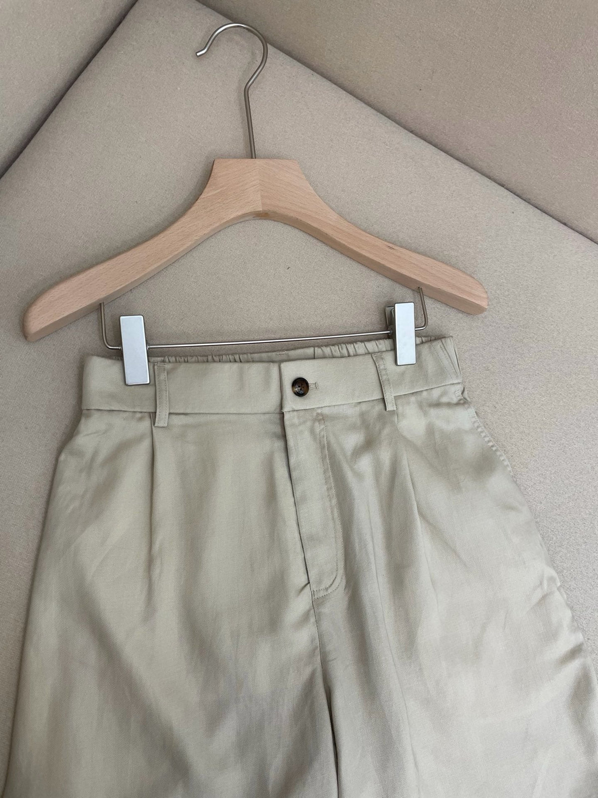 White Linen Plain Tailored - Men's