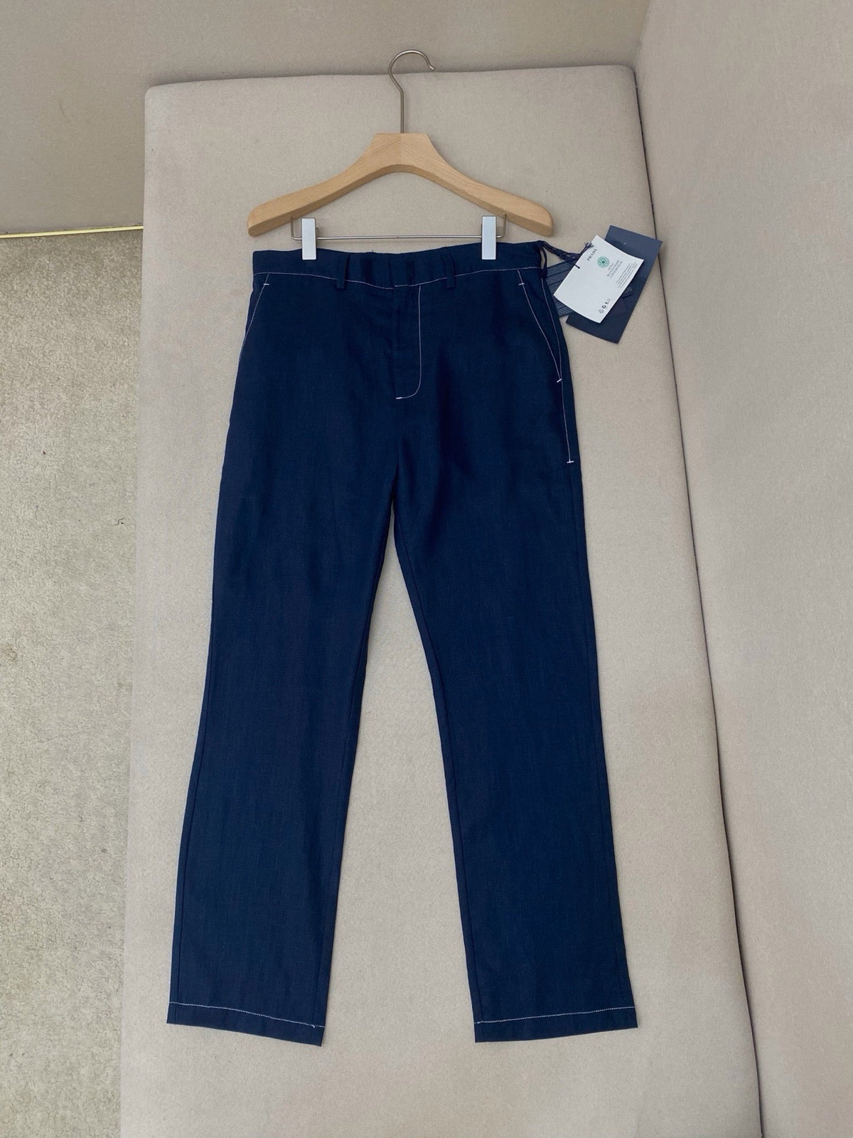 Navy Denim Uni Straight - Herren