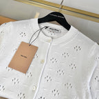 Miu Weißer Pullover – Damen