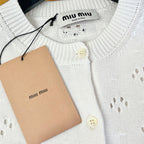 Miu Weißer Pullover – Damen