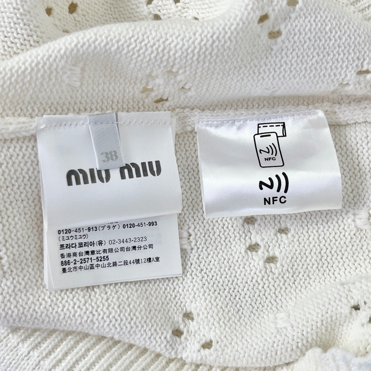 Miu Weißer Pullover – Damen