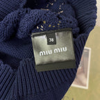 Miu Blauer Pullover – Damen