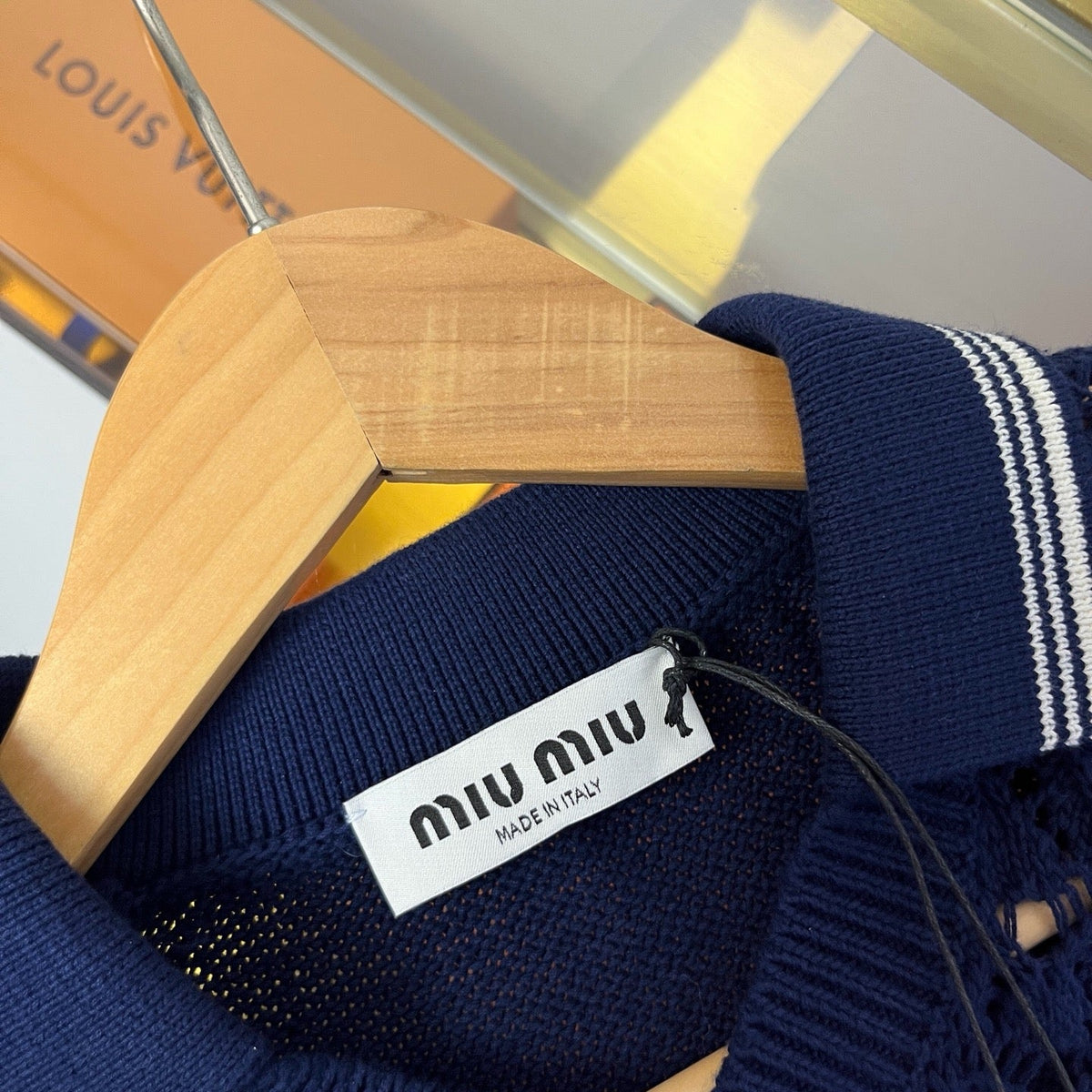 Miu Blauer Pullover – Damen