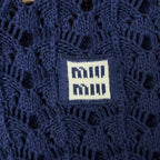 Miu Blauer Pullover – Damen