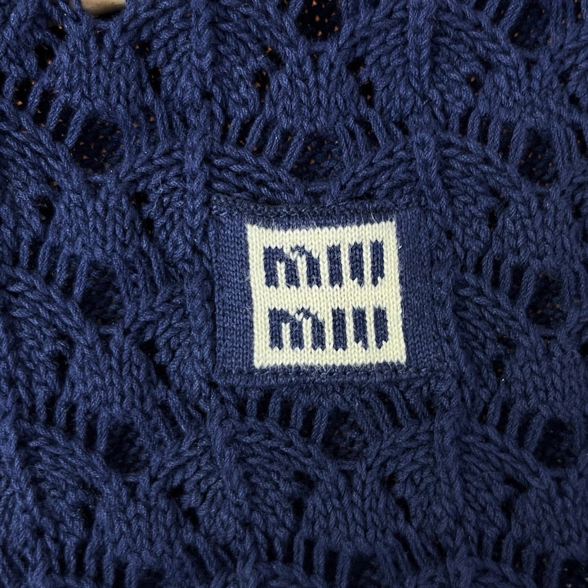 Miu Blauer Pullover – Damen