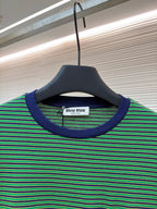 Green Wool Pocket Crewneck - Men's