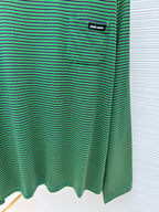Green Wool Pocket Crewneck - Men's