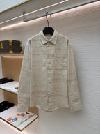 Graues Flanell-Karohemd Langarm – Herren