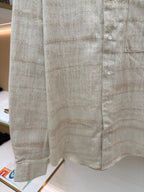 Graues Flanell-Karohemd Langarm – Herren