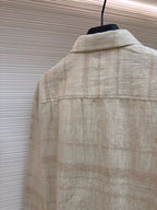 Graues Flanell-Karohemd Langarm – Herren