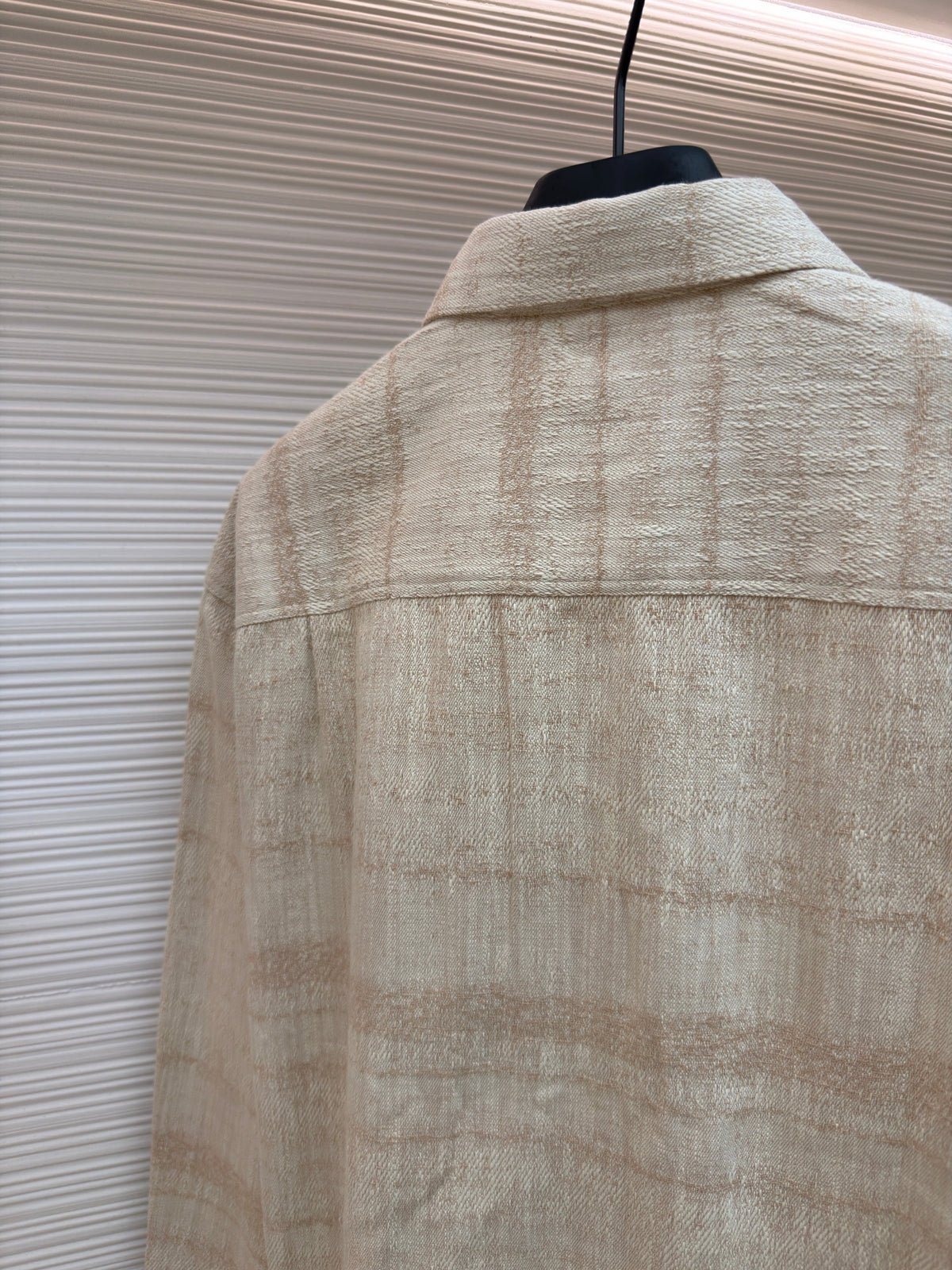 Graues Flanell-Karohemd Langarm – Herren