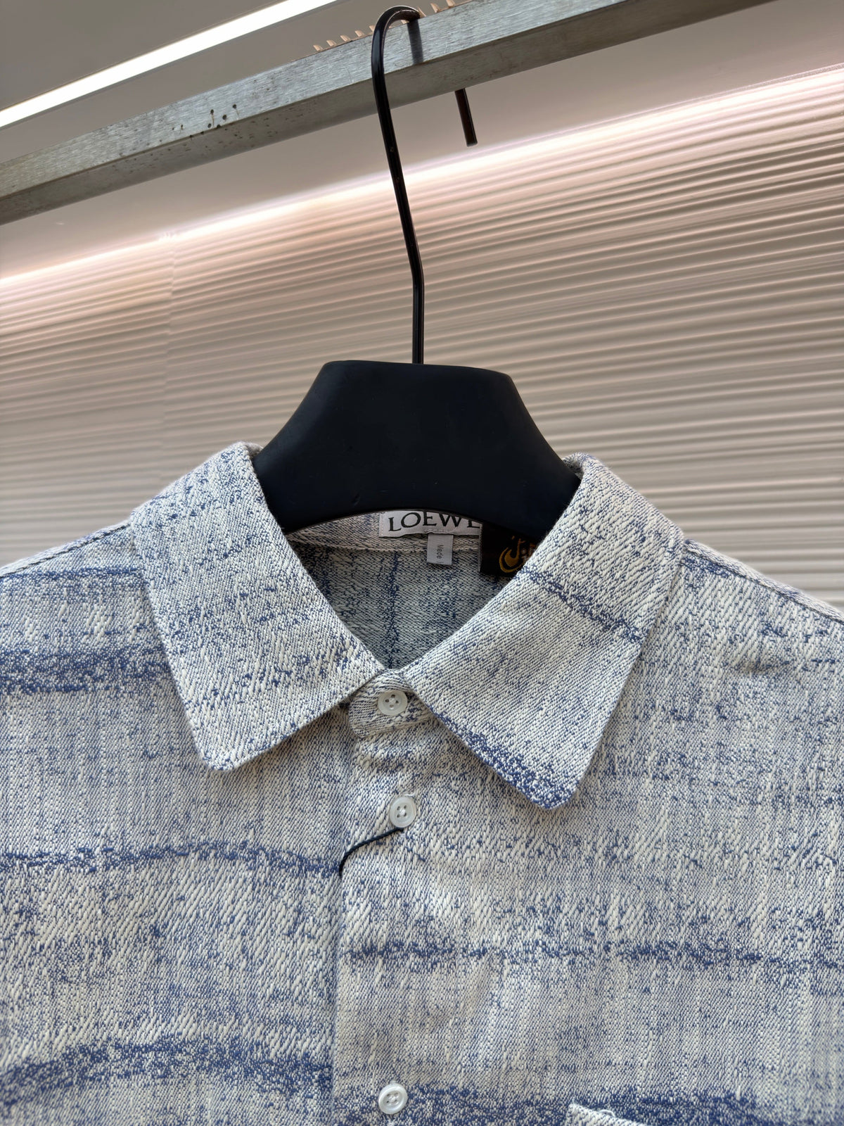 Graues Flanell-Karohemd Langarm – Herren